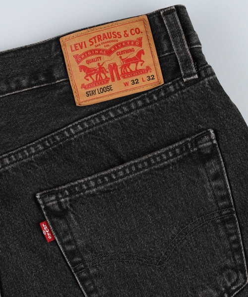 Levi's(リーバイス)の「【Levi's】「STAYLOOSE」 ルーズデニムパンツ(デニムパンツ・メンズ・ブラック・28inch/30inch/32inch/34inch)」の6枚目の写真