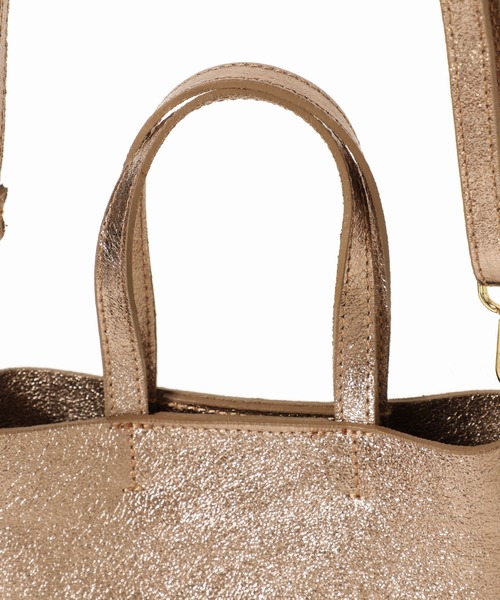 SLOBE IENA（スローブイエナ）の「【MAISON VINCENT/メゾン　ヴァンサン】 ミニショルダーバッグ◆（ショルダーバッグ・レディース・マスタード/ゴールド・FREE）」の10枚目の写真