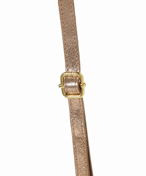 SLOBE IENA（スローブイエナ）の「【MAISON VINCENT/メゾン　ヴァンサン】 ミニショルダーバッグ◆（ショルダーバッグ・レディース・マスタード/ゴールド・FREE）」の7枚目の写真