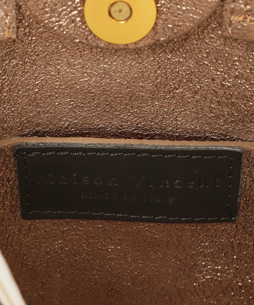 SLOBE IENA（スローブイエナ）の「【MAISON VINCENT/メゾン　ヴァンサン】 ミニショルダーバッグ◆（ショルダーバッグ・レディース・マスタード/ゴールド・FREE）」の18枚目の写真