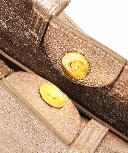 SLOBE IENA（スローブイエナ）の「【MAISON VINCENT/メゾン　ヴァンサン】 ミニショルダーバッグ◆（ショルダーバッグ・レディース・マスタード/ゴールド・FREE）」の4枚目の写真