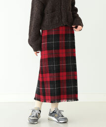 BEAMS BOY | BEAMS BOY / ハリスツイード フリンジ スカート(スカート)