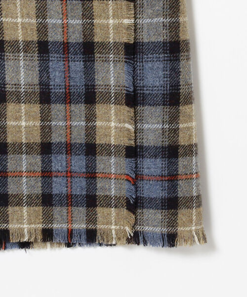 BEAMS BOY(ビームスボーイ)の「BEAMS BOY / ハリスツイード フリンジ スカート(スカート・レディース・ベージュ/レッド・1/2)」の16枚目の写真