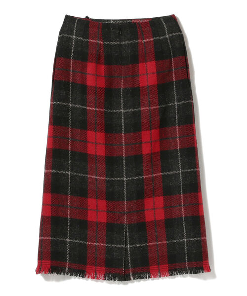 BEAMS BOY(ビームスボーイ)の「BEAMS BOY / ハリスツイード フリンジ スカート(スカート・レディース・ベージュ/レッド・1/2)」の21枚目の写真