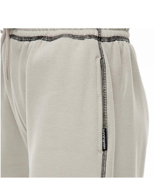 runningHIGH(ランニングハイ)の「【running high/ランニングハイ】STITCH POINT JOGGER SWEAT PANTS ステッチ ポイント ロゴ ジョガー スウェット パンツ(スウェットパンツ・レディース・ブラック/ブルー/ライトグレー・ONE SIZE)」の8枚目の写真