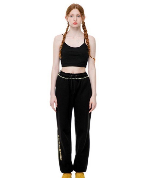 runningHIGH(ランニングハイ)の「【running high/ランニングハイ】STITCH POINT JOGGER SWEAT PANTS ステッチ ポイント ロゴ ジョガー スウェット パンツ(スウェットパンツ・レディース・ブラック/ブルー/ライトグレー・ONE SIZE)」の18枚目の写真