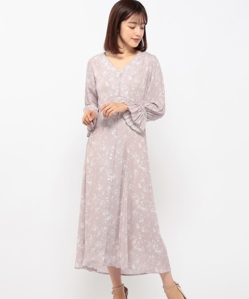 セール 袖プリーツ小花ワンピース ワンピース Misch Masch ミッシュマッシュ のファッション通販 Zozotown