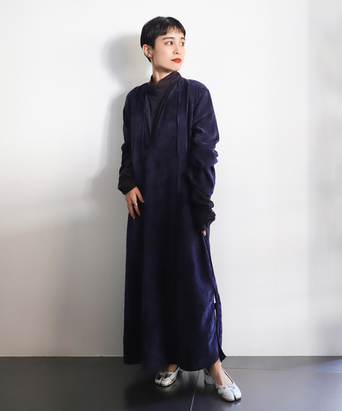 CITYSHOP（シティーショップ）の「VELVETEEN KAFTAN DRESS：ワンピース
