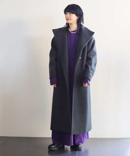 CITYSHOP（シティーショップ）の「VELVETEEN KAFTAN DRESS：ワンピース