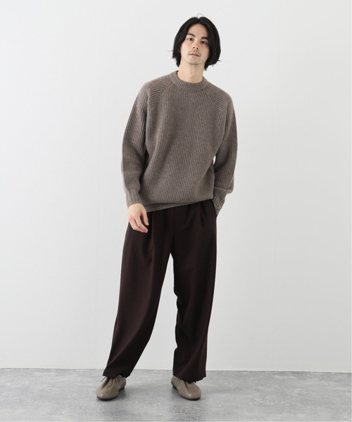 EDIFICE SELECT(エディフィスセレクト)の「【walenode / ウェルノード 】Tibetan yak フィッシャーマンセーター(ニット/セーター・メンズ・ブラック/ブラウン系その他・1)」の12枚目の写真