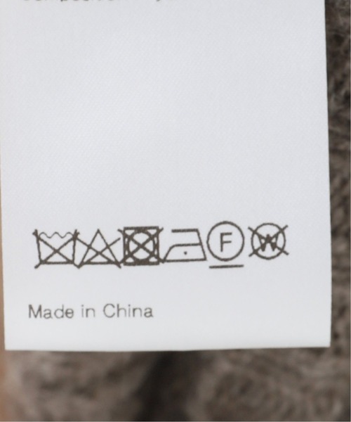 EDIFICE SELECT(エディフィスセレクト)の「【walenode / ウェルノード 】Tibetan yak フィッシャーマンセーター(ニット/セーター・メンズ・ブラック/ブラウン系その他・1)」の11枚目の写真