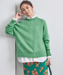 UNITED ARROWS | ＜UNITED ARROWS＞モヘヤ/ウール クルーネック ニット W(ニット/セーター)