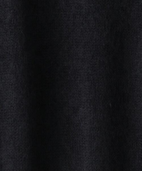 UNITED ARROWS（ユナイテッドアローズ）の「＜UNITED ARROWS＞モヘヤ/ウール クルーネック ニット W◆（ニット/セーター・レディース・ベージュ/ブラック/ケリー・FREE）」の21枚目の写真