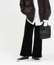 HONEYSUCKLE ROSE | 【HONEYSUCKLE ROSE】ベロアコールワイドパンツ(その他パンツ)