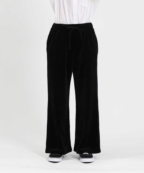 HONEYSUCKLE ROSE（ハニーサックルローズ）の「【HONEYSUCKLE ROSE】ベロアコールワイドパンツ（その他パンツ・レディース・ピンク/ダークグレー/ブラック/オフホワイト/グリーン/ベージュ・L/M）」の22枚目の写真
