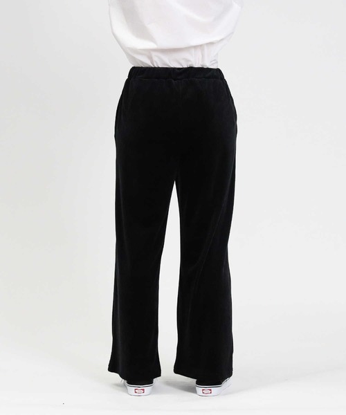 HONEYSUCKLE ROSE（ハニーサックルローズ）の「【HONEYSUCKLE ROSE】ベロアコールワイドパンツ（その他パンツ・レディース・ピンク/ダークグレー/ブラック/オフホワイト/グリーン/ベージュ・L/M）」の20枚目の写真