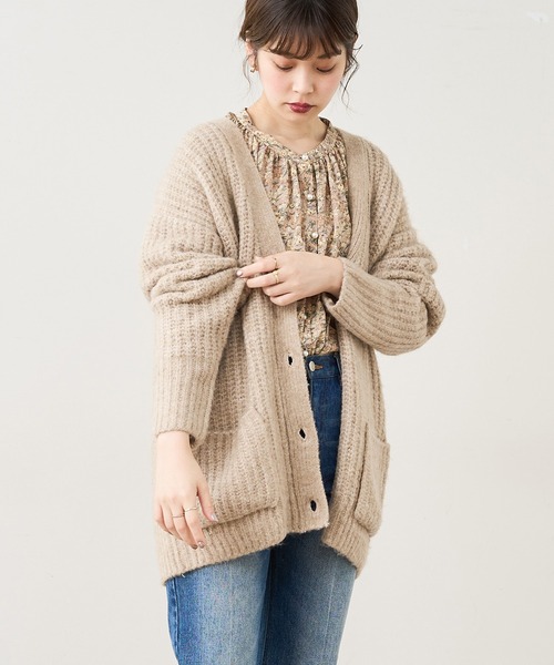 natural couture(ナチュラルクチュール)の「【WEB限定】たっぷりギャザーラグランパール釦ブラウス(シャツ/ブラウス・レディース・アイボリー/スミクロ/ミント/ピンクベージュ/その他1/その他2・FREE)」の8枚目の写真