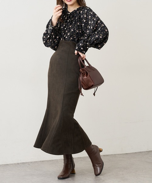 natural couture(ナチュラルクチュール)の「【WEB限定】たっぷりギャザーラグランパール釦ブラウス(シャツ/ブラウス・レディース・アイボリー/スミクロ/ミント/ピンクベージュ/その他1/その他2・FREE)」の18枚目の写真