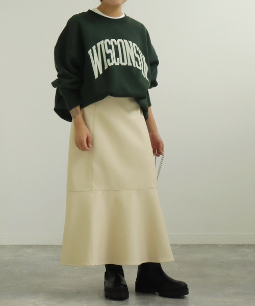 AULI(アウリィ)の「【低身長向けサイズ】美シルエットフェイクレザーマーメイドスカート(スカート・レディース・ブラック/ブラウン/アイボリー・S/XS)」の18枚目の写真