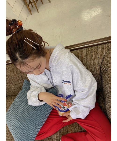 JUMELLE（ジュメロ）の「ビッグフラワークリップ（バレッタ/ヘアクリップ・レディース・ブラウン・FREE）」の5枚目の写真