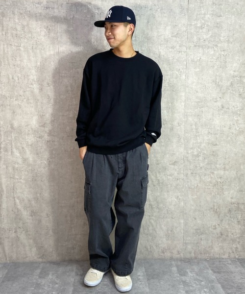 VANS(バンズ)の「【ムラサキスポーツ別注】VANS/バンズ オーバーサイズ リバーシブルトレーナー/カレッジロゴ 無地トレーナー/裏毛 クルーネックスウェット 122R1040323(スウェット・メンズ・ホワイト/ブラック/グレー・M/L/XL/XXL)」の22枚目の写真