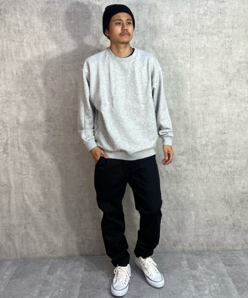 VANS(バンズ)の「【ムラサキスポーツ別注】VANS/バンズ オーバーサイズ リバーシブルトレーナー/カレッジロゴ 無地トレーナー/裏毛 クルーネックスウェット 122R1040323(スウェット・メンズ・ホワイト/ブラック/グレー・M/L/XL/XXL)」の9枚目の写真