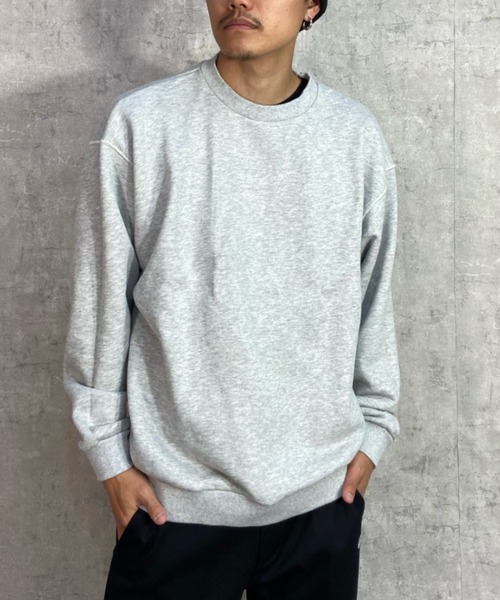 VANS(バンズ)の「【ムラサキスポーツ別注】VANS/バンズ オーバーサイズ リバーシブルトレーナー/カレッジロゴ 無地トレーナー/裏毛 クルーネックスウェット 122R1040323(スウェット・メンズ・ホワイト/ブラック/グレー・M/L/XL/XXL)」の7枚目の写真