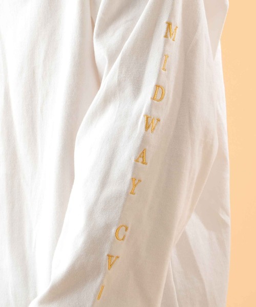 AVIREX(アヴィレックス)の「スーベニア ロングスリーブ Tシャツ / SOUVENIR LONG SLEEVE T-SHIRT / アヴィレックス / AVIREX(Tシャツ/カットソー・メンズ・ライトグレー/ブラック/オフホワイト/カーキ/ライトピンク・MEDIUM/LARGE/X-LARGE/XX-LARGE)」の10枚目の写真