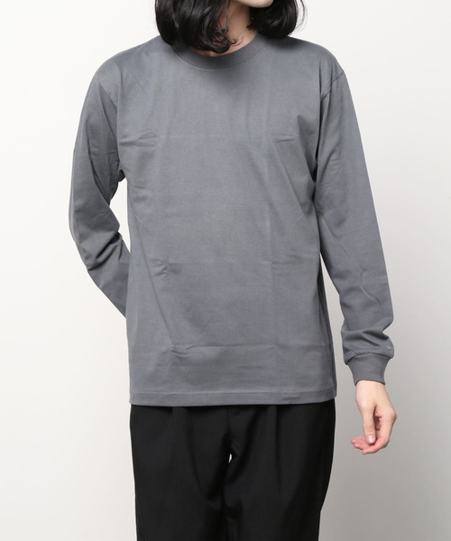 HANES（ヘインズ）の「Hanes ヘインズ ロンT メンズ レディース ユニセックス 長袖 Tシャツ 無地（Tシャツ/カットソー・メンズ・ホワイト/ブラック/ネイビー/グレー/グレー系その他・SMALL/MEDIUM/LARGE/X-LARGE/X-SMALL）」の12枚目の写真