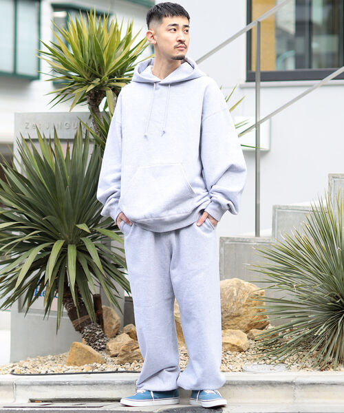BEAMS(ビームス)の「BEAMS / 裏毛 ワイド スウェット パンツ(スウェットパンツ・メンズ・ネイビー/グレー系その他・SMALL/MEDIUM/LARGE)」の4枚目の写真