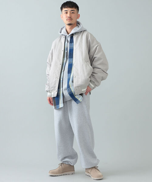 BEAMS(ビームス)の「BEAMS / 裏毛 ワイド スウェット パンツ(スウェットパンツ・メンズ・ネイビー/グレー系その他・SMALL/MEDIUM/LARGE)」の15枚目の写真