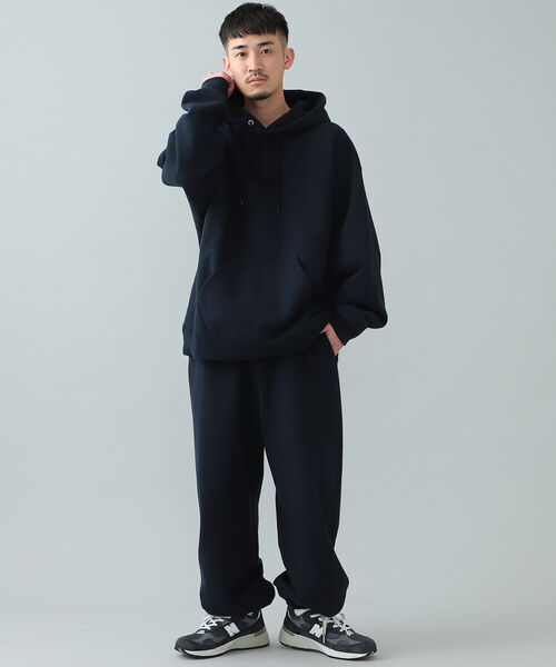 BEAMS(ビームス)の「BEAMS / 裏毛 ワイド スウェット パンツ(スウェットパンツ・メンズ・ネイビー/グレー系その他・SMALL/MEDIUM/LARGE)」の17枚目の写真