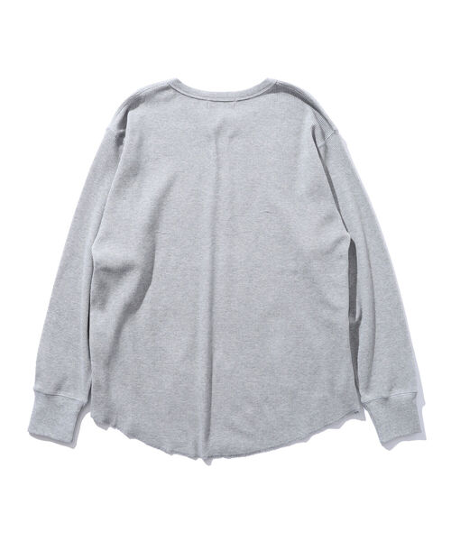 B:MING by BEAMS(ビーミングバイビームス)の「B:MING by BEAMS / リラックスフィット サーマル カットソー(Tシャツ/カットソー・メンズ・ライトグレー/ブラック/オフホワイト・SMALL/MEDIUM/LARGE/X-LARGE)」の6枚目の写真