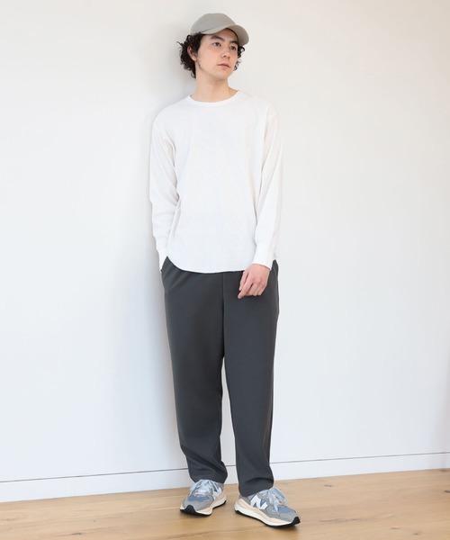 B:MING by BEAMS(ビーミングバイビームス)の「B:MING by BEAMS / リラックスフィット サーマル カットソー(Tシャツ/カットソー・メンズ・ライトグレー/ブラック/オフホワイト・SMALL/MEDIUM/LARGE/X-LARGE)」の17枚目の写真