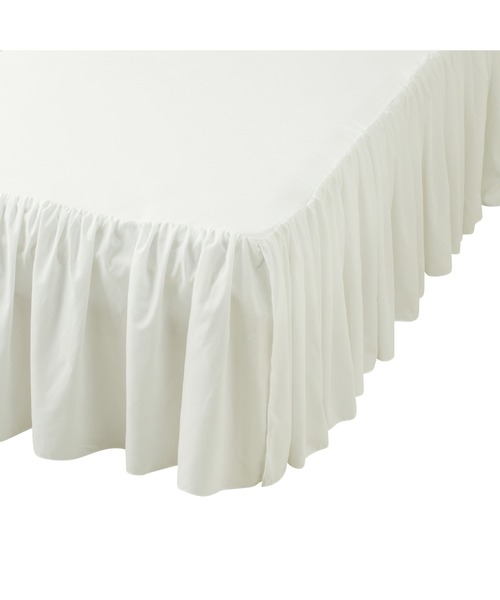 Francfranc（フランフラン）の「目隠しになるフリル付きシーツ シングル アイボリー（寝具・レディース・アイボリー・FREE）」の7枚目の写真