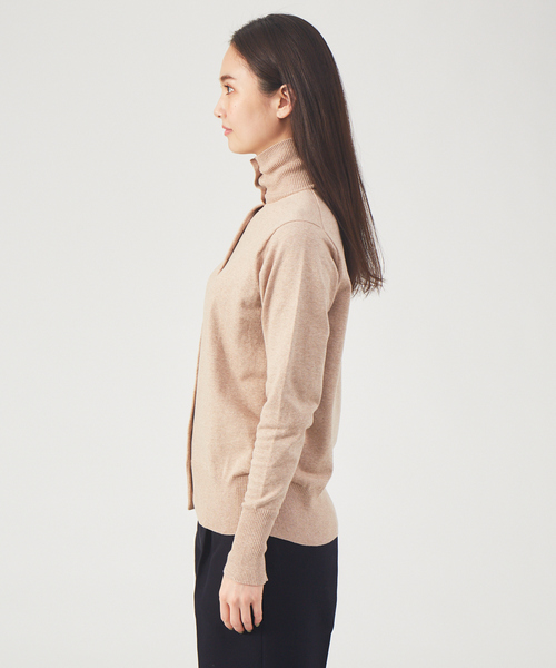 qualite(カリテ)の「3WAYカーデニット(ニット/セーター・レディース・ベージュ/ブルー/イエロー・フリー)」の22枚目の写真