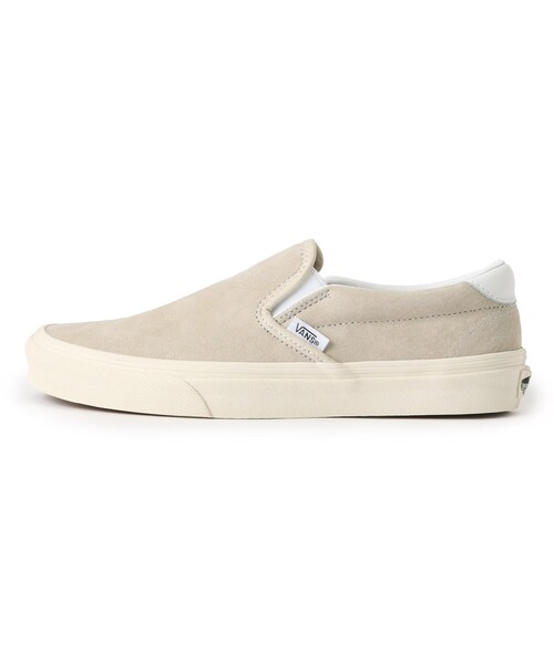 VANS（バンズ）の「◆VANS CLASSIC SLIP-ON 59 PIG SUEDE OATMEAL【ユニセックス】（スニーカー・レディース・ベージュ・45/55/65/85/75/35）」の3枚目の写真