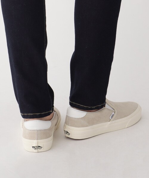 VANS（バンズ）の「◆VANS CLASSIC SLIP-ON 59 PIG SUEDE OATMEAL【ユニセックス】（スニーカー・レディース・ベージュ・45/55/65/85/75/35）」の9枚目の写真