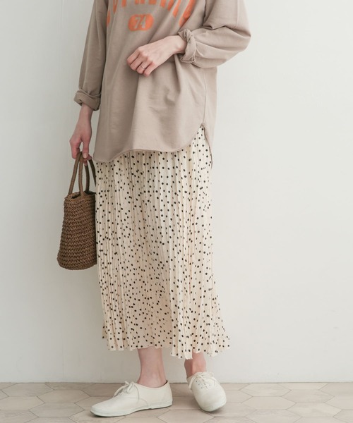 URBAN RESEARCH DOORS（アーバンリサーチドアーズ）の「ドットプリーツスカート（スカート・レディース・ホワイト系その他/ブラック系その他・1/0）」の22枚目の写真