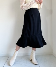 アシメフリルマーメイドスカート
