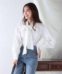 BLUEEAST | ビッグリボンブラウス(シャツ/ブラウス)