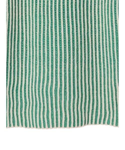 Petit fleur(プチフルール)の「・Petit Fleur バイカラーストライプニット*(ニット/セーター・レディース・グレー/オレンジ/グリーン/ラベンダー・FREE)」の12枚目の写真