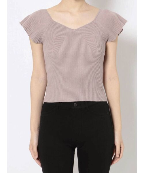 MERCURYDUO（マーキュリーデュオ）の「2WAYフレアスリーブコンパクトニット（ニット/セーター・レディース・ラベンダー/ピンク/オフホワイト/ブラウン・FREE）」の21枚目の写真