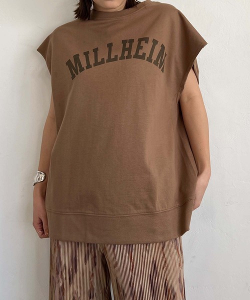 PICHI(ピイチ)の「ガレッジロゴフレンチスリーブTee(Tシャツ/カットソー・レディース・スカイブルー/モカ/オートミール/チャコール・M/L)」の22枚目の写真