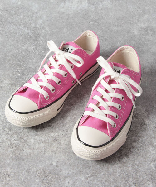 CONVERSE(コンバース)の「【CONVERSE/ コンバース】CONVERSE ALL STAR US COLORS OX(スニーカー・レディース・サックスブルー/ピンク・24/23/23.5)」の2枚目の写真