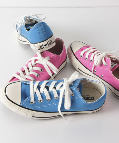 CONVERSE(コンバース)の「【CONVERSE/ コンバース】CONVERSE ALL STAR US COLORS OX(スニーカー・レディース・サックスブルー/ピンク・24/23/23.5)」の4枚目の写真
