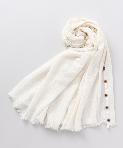 チャイハネ(チャイハネ)の「【チャイハネ】タビノWAYストール(ストール/ショール・レディース・ホワイト/ブラック/ベージュ/パープル/ブラウン/ブルー・FREE)」の22枚目の写真