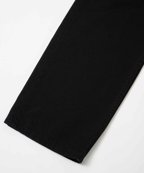 X-girl（エックスガール）の「HIGH WAISTED LOOSE FIT PANTS/ハイウエスト　ルーズフィットパンツ（デニムパンツ・レディース・ライトインディゴブルー/ブラック/インディゴブルー・S/M/XS）」の22枚目の写真