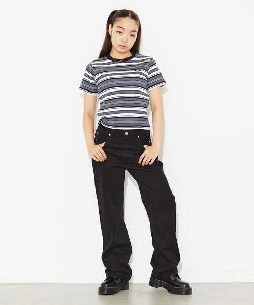 ハイウエストルーズフィットパンツ X-girl（エックスガール）の「HIGH WAISTED LOOSE FIT PANTS