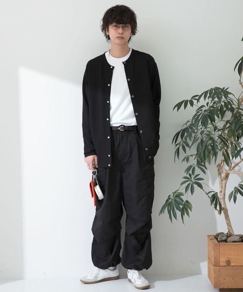 SENSE OF PLACE by URBAN RESEARCH(センスオブプレイスバイアーバンリサーチ)の「ワイドカーゴパンツ(カーゴパンツ・メンズ・ブラック/カーキ・MEDIUM/LARGE)」の3枚目の写真